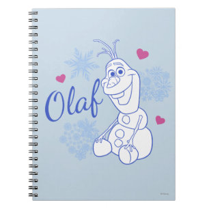 Olaf   Snowflakes Notebook