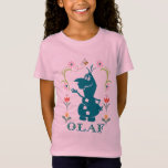 Olaf | Summer Fever T-Shirt<br><div class="desc">Frozen Fever - Olaf | Check out this customizable Olaf design! Personalize your own Frozen merchandise on Zazzle.com! Click the Customize button to insert your own name or text to make a unique product. Try adding text using various fonts & view a preview of your design! Zazzle's easy to customize...</div>