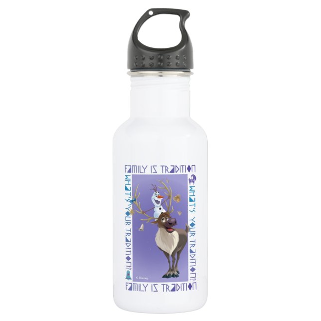 Olaf & Sven | Family is Tradition 532 Ml Water Bottle (Front)