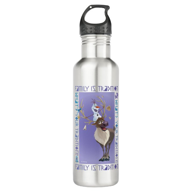 Olaf & Sven | Family is Tradition 710 Ml Water Bottle (Front)