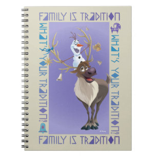 Olaf & Sven Family is Tradition Notebook