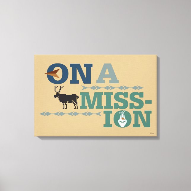 Olaf & Sven | On a Mission Canvas Print (Front)