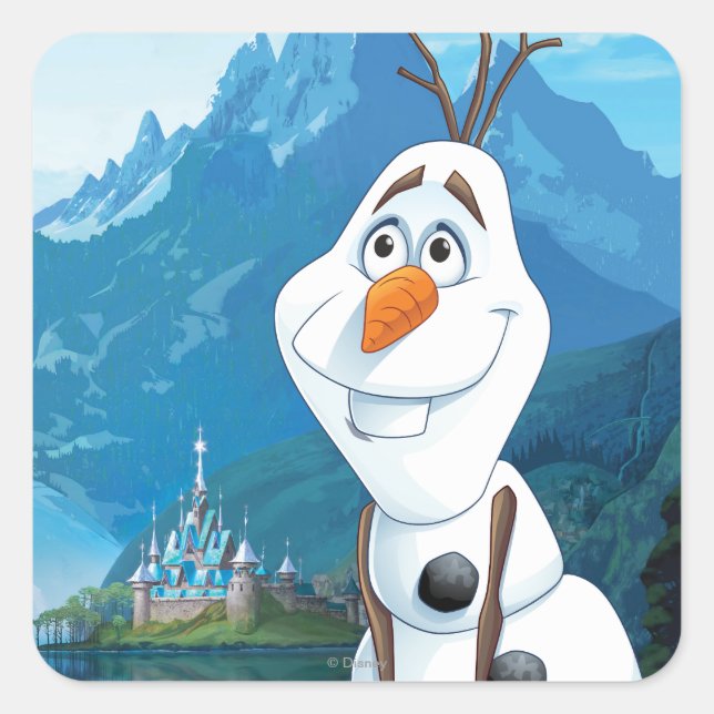 Olaf | Today Will be Perfect Square Sticker (Front)