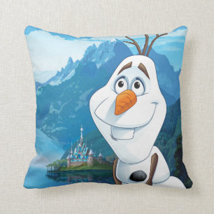 Olaf   Today Will be Perfect Throw Pillow