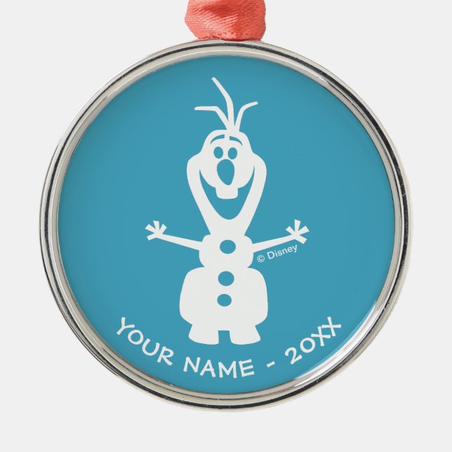 Olaf | Warm Hug For You, Warm Hug For Me Metal Ornament (Front)