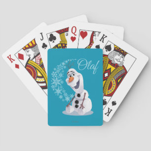 Olaf Wave of Snowflakes Playing Cards