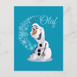 Olaf   Wave of Snowflakes Postcard