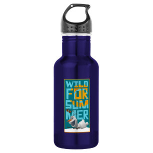 Olaf   Wild for Summer with Orange Circle 532 Ml Water Bottle