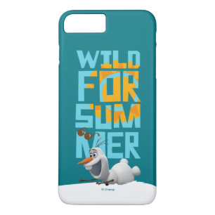 Olaf   Wild for Summer with Orange Circle iPhone 8 Plus/7 Plus Case