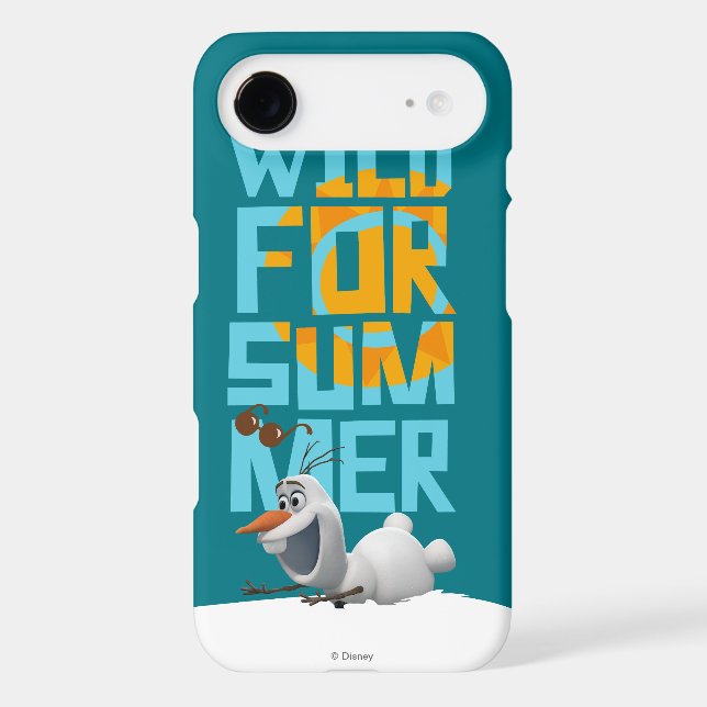 Olaf | Wild for Summer with Orange Circle iPod Touch (5th Generation) Cover (Back)