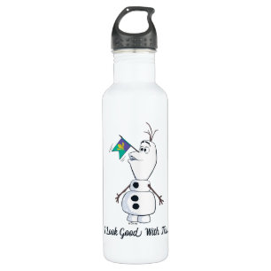 Olaf With Flag Nose 710 Ml Water Bottle