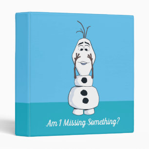 Olaf With No Nose Binder