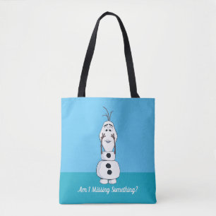 Olaf With No Nose Tote Bag