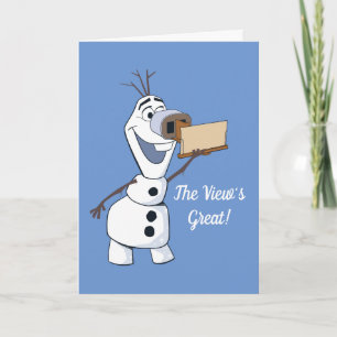 Olaf With Viewfinder Nose Card