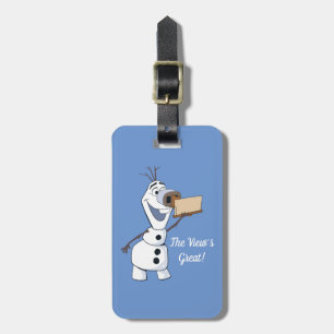 Olaf With Viewfinder Nose Luggage Tag