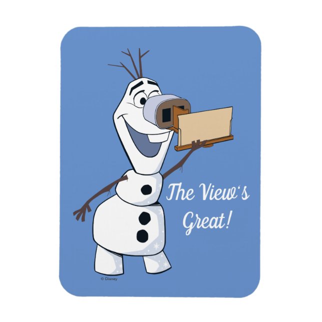 Olaf With Viewfinder Nose Magnet (Vertical)