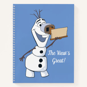 Olaf With Viewfinder Nose Notebook