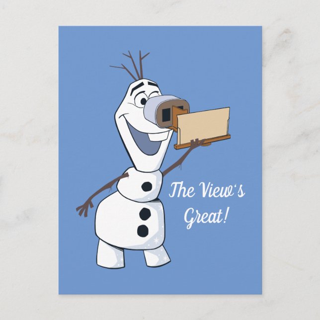 Olaf With Viewfinder Nose Postcard (Front)