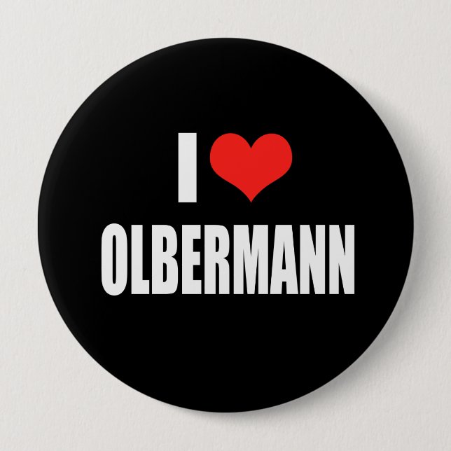 OLBERMANN Election Gear 4 Inch Round Button (Front)