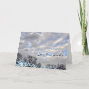OL'BUTTERMILK SKY Greeting Card