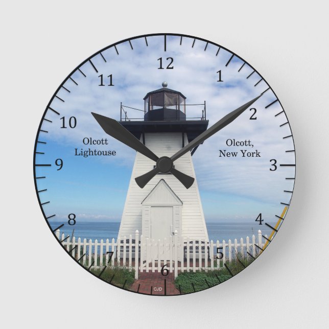 Olcott Lighthouse clock (Front)