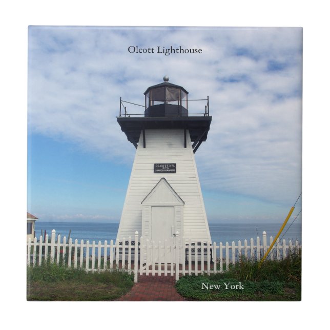 Olcott Lighthouse tile (Front)