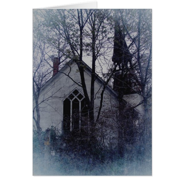 Old Abandoned Church All Occasions Greeting Card  (Front)