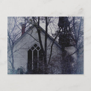 Old Abandoned Church Postcard