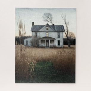 Old Abandoned Farmhouse Jigsaw Puzzle