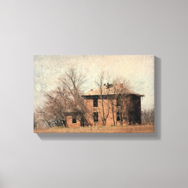 Old Abandoned House Canvas Print (Front)
