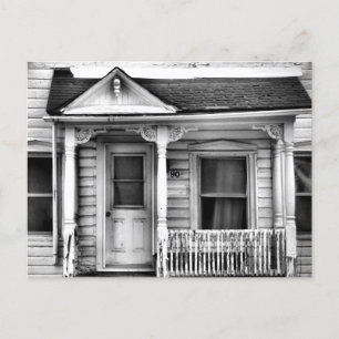 Old Abandoned House Number 90 BW Postcard
