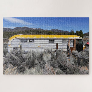 Old Abandoned School Bus Jigsaw Puzzle