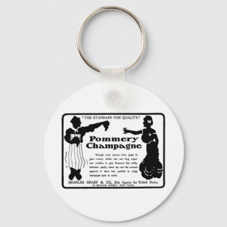 Old Advert Pommery Champagne Keychain