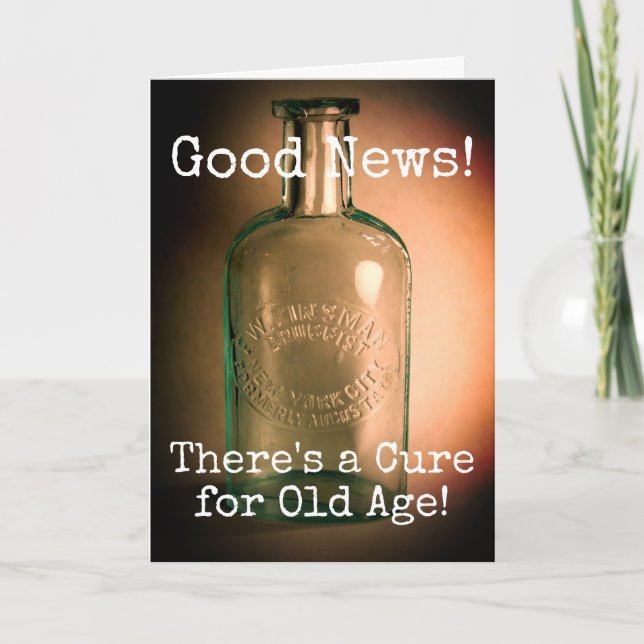 Old Age Birthday Card (Front)