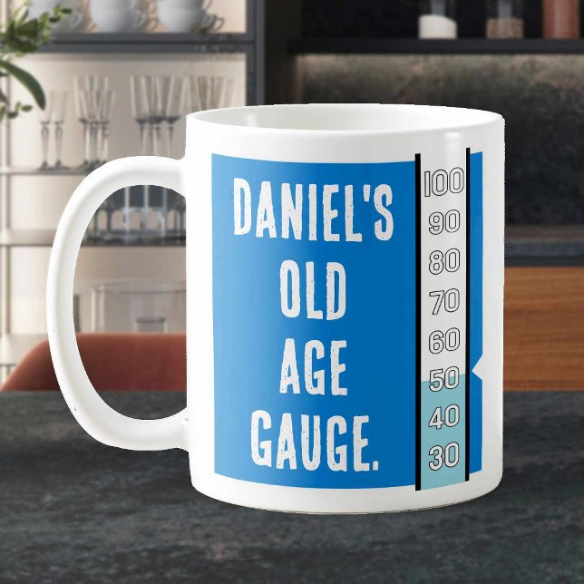 Old Age Gauge 50th Birthday Coffee Mug (Creator Uploaded)