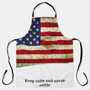 Old America Patriotic Wall Decor Apron