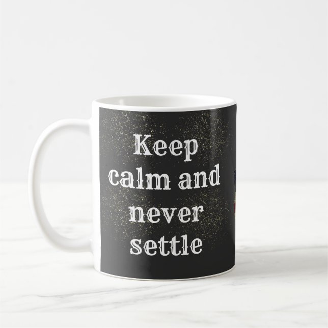 Old America Patriotic Wall Decor Coffee Mug (Left)