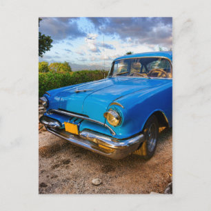 Old American classic car in Trinidad, Cuba Postcard