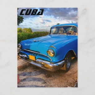Old American classic car in Trinidad, Cuba Postcard