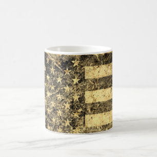 Old American Flag Grunge 2 Coffee Mug