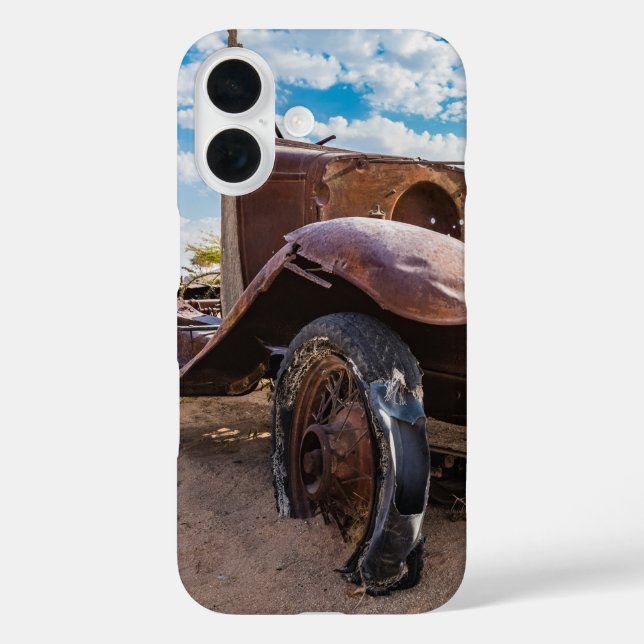 Old and abandoned car #3 in Solitaire, Namibia Case-Mate iPhone Case (Back)