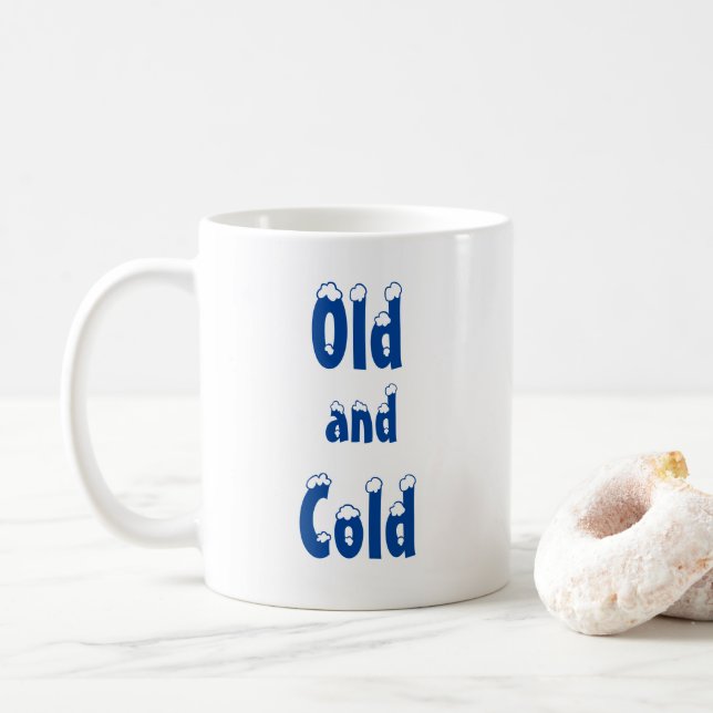 Old and Cold Coffee Mug (With Donut)