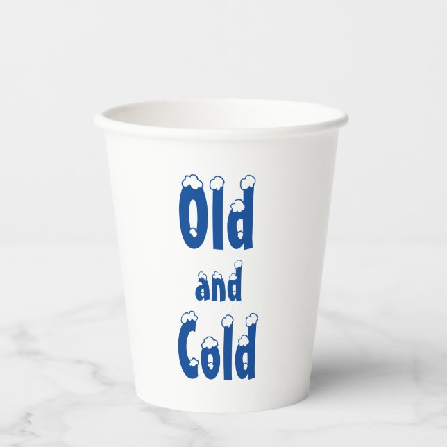 Old and Cold Paper Cups (Front)