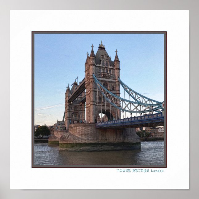 OLD AND QUAINT TOWER BRIDGE IN LONDON  POSTER (Front)