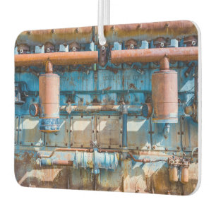 Old and rusty Atlas Imperial diesel engine at Inde Air Freshener