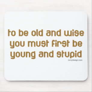 Old and Wise Mouse Pad