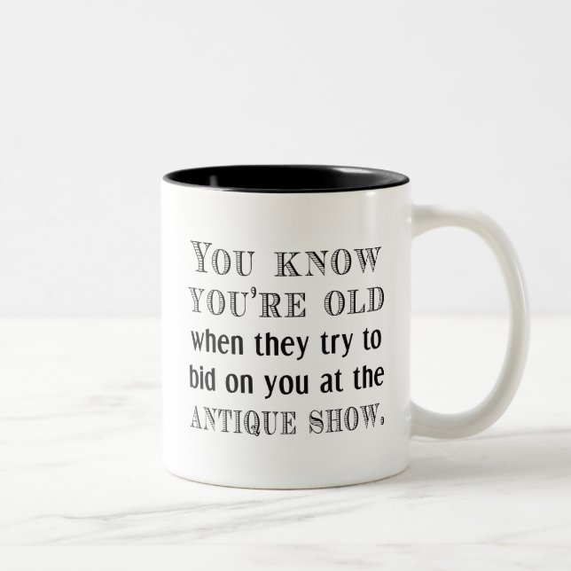 Old Antique Show Two-Tone Coffee Mug (Right)