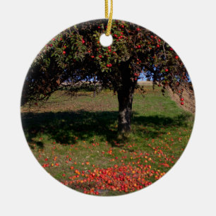 Old Apple Tree Ceramic Ornament
