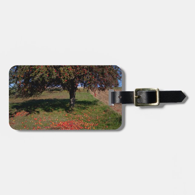 Old Apple Tree Luggage Tag (Front Horizontal)