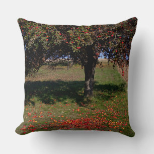 Old Apple Tree Throw Pillow